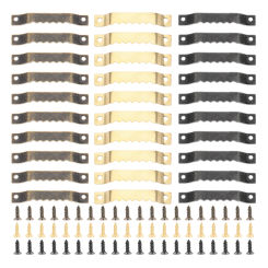 10 pcs Small Sawtooth Picture Frame Hanger Steel Picture Hanging Picture Wall Oil Painting Mirror Saw Tooth Hooks with Screws