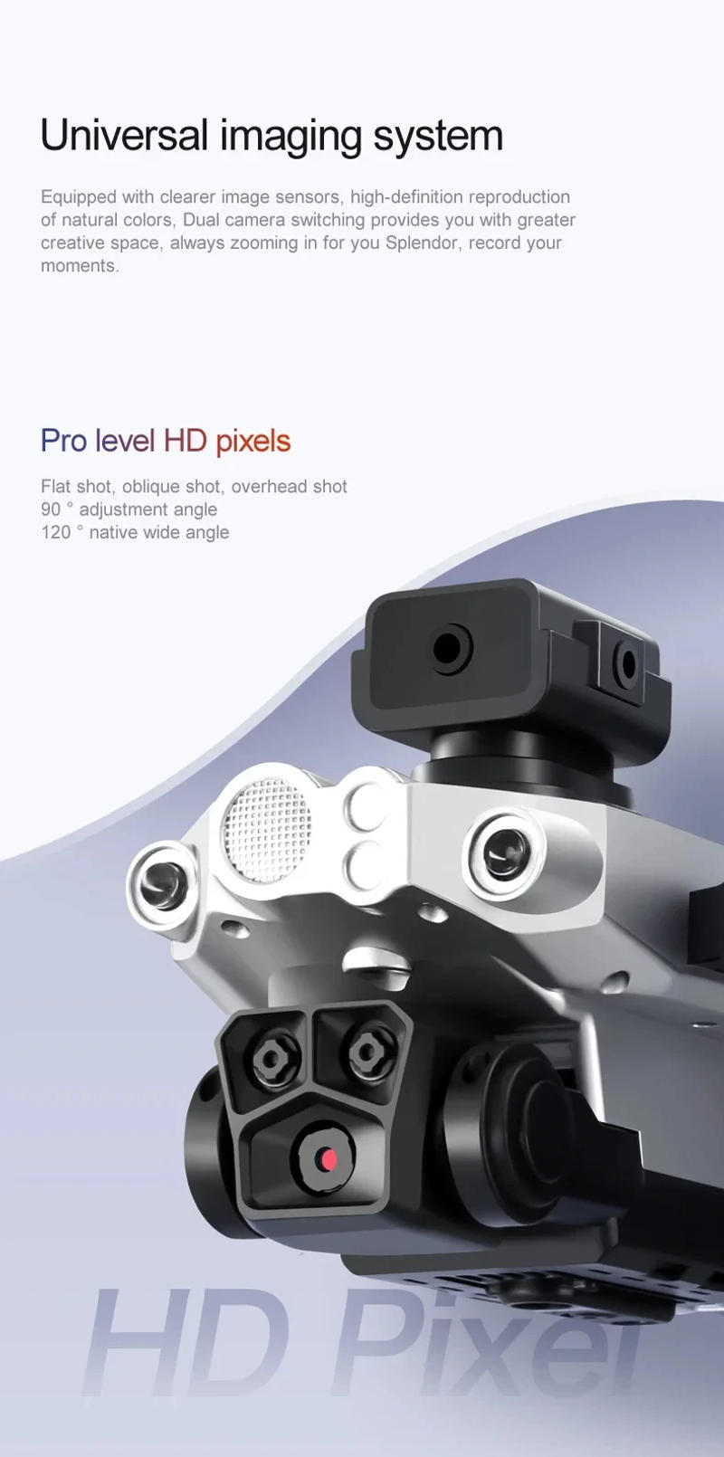 Description Picture 5 of itemLenovo LU200 Pro Drone 8K HD Aerial Photography Triple-Camera GPS Professional Omnidirectional Obstacle Avoidance Drone 10000M