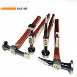 Sheet Metal Hammer Walnut Wood Handle Professional Hammer Multifunctional Automotive Mechanical Workshop Tools Car Repair