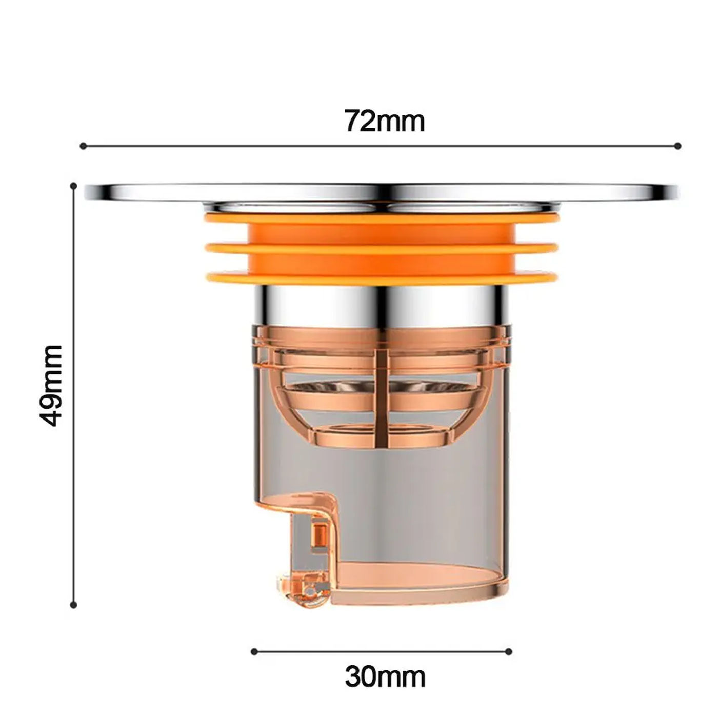 Description Picture 3 of itemUseful Anti Odor Floor Drain Insect Prevention Colander Basin Drain Filter Removable Shower Drainer Kitchen Bathroom Accessories