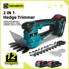 8000RPM Electric Hedge Trimmer 2IN1 Cordless Handheld Rechargeable Lawn Garden Bush Scissors Power Tools For Makita 18V Battery