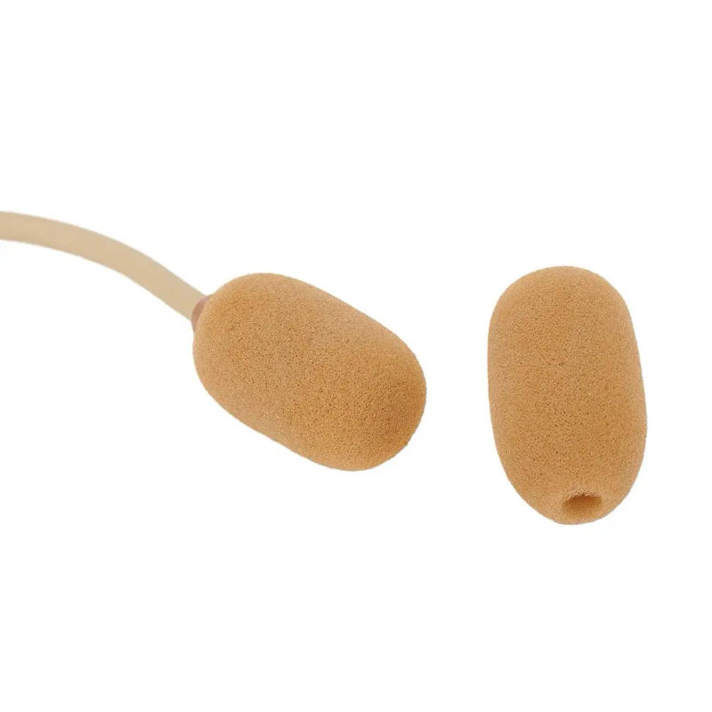 Description Picture 6 of itemDouble Earhook Headworn Headset Microphone For 3.5mm 3Pin 4Pin XLR Shure Wireless Lightweight Small Ear Hooks Headset Microphone