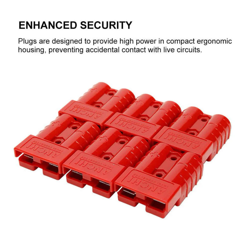 Description Picture 5 of item50A Connector For Anderson Style Plug Connectors DC Power Solar Caravan Motorcycle Socket Battery Charging Adapter Accessories