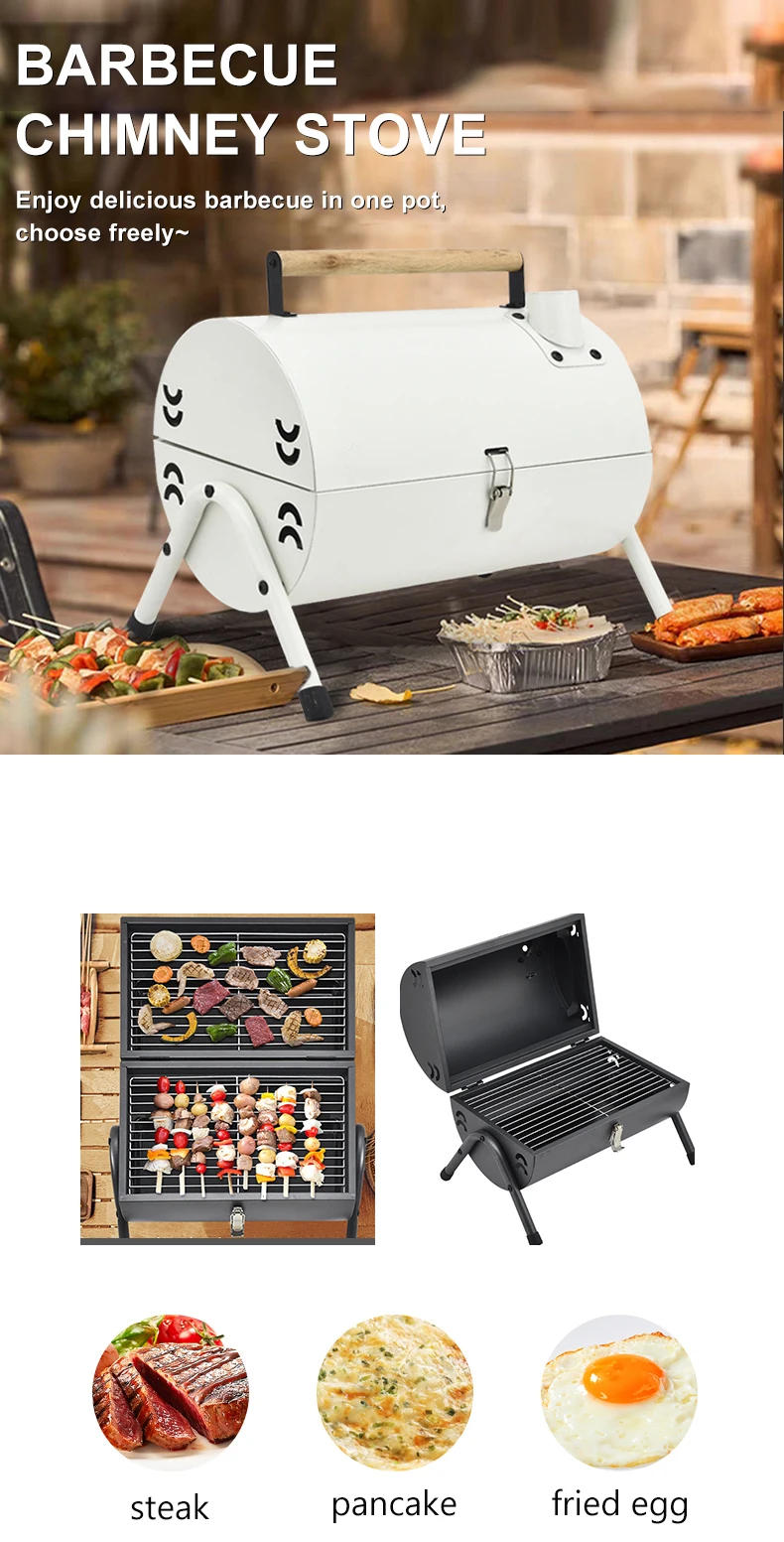 Description Picture 2 of itemCustomized Folding Portable Bbq Grill Practical Black Outdoor Bbq Grill