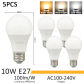 5pcs 10W E27