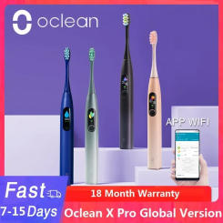 Oclean X Pro Sonic Electric Toothbrush Whitening Teeth Vibrator Wireless Charge 40 Days Works Smart APP Ultrasonic Check QH2