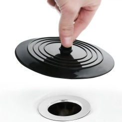 Drain Cover Water Sink Plug Leakage-proof Bathtub Stopper Silicone Washroom Kitchen Sink Drain Cover Durable Home Hardware