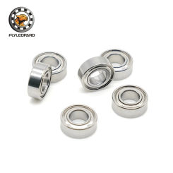 2Pcs S687ZZW4 Abec-7 7x14x4 Mm Stainless Steel Bearing Deep Groove Ball Bearings Miniature Mini Bearing