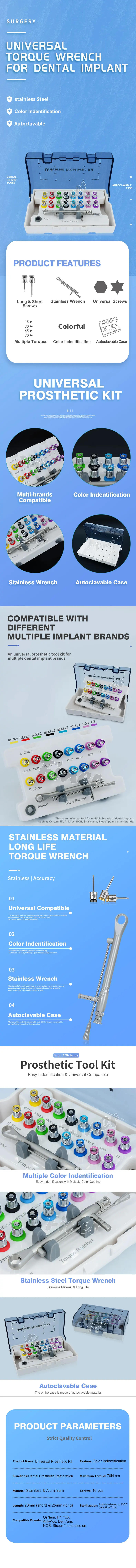Description Picture 2 of itemFINER den tal torque wrench im plant tools den tal im plant screw driver den tal torque ratchet