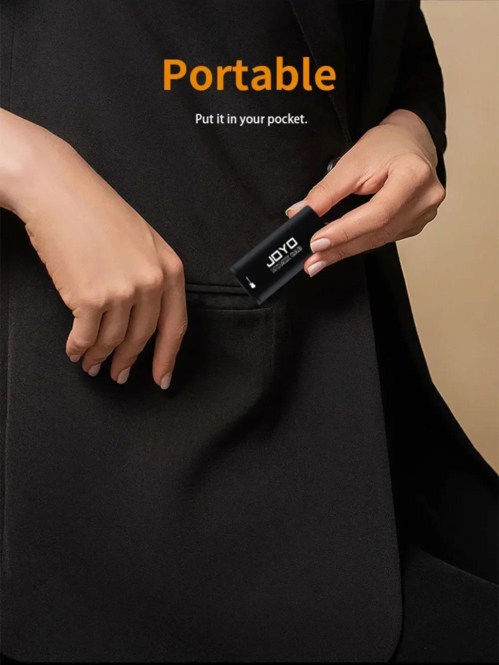 Description Picture 5 of itemJOYO MOMIX CAB Portable Pocket USB Sound Card Guitar Headphone Recording Live Streaming Plug and Play Mini Audio Mixer