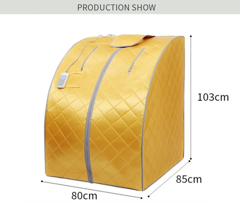 Description Picture 3 of itemOversize Portable Far Infrared Sauna, One Person Home Spa Box for Detox Therapy, Relaxation Better Sleep, with Heating Foot Pad