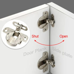 Cupboard  Ultra-short arm Container Hinges Wardrobe Inner Hinges Desk Cabinet Hardware