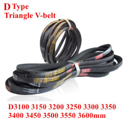 Conveyer Belt D Section V-BelT-K Metric Size D3100-3600mm Cogged Belt Industrial Agricultural Mechanical Transmission Belt