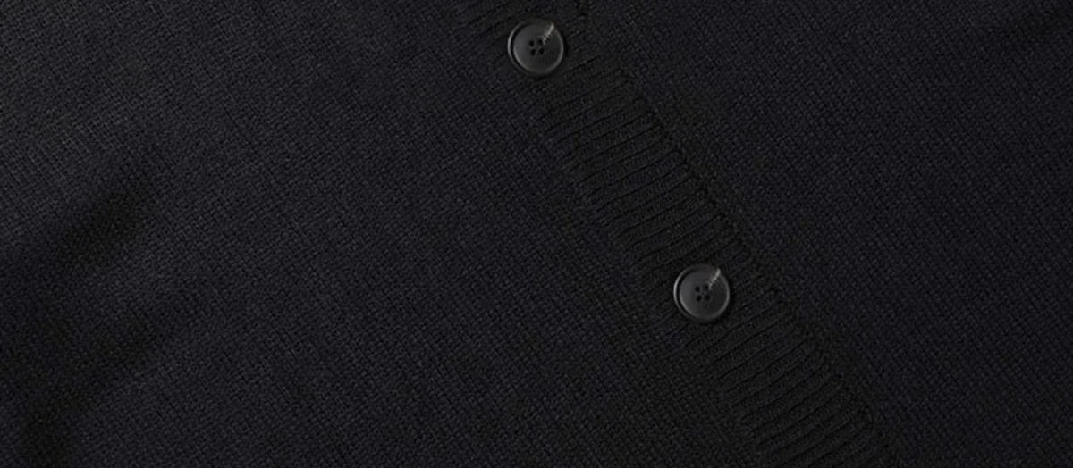 Description Picture 4 of itemCardigan Knitted Sweaters for Men No Hoodie V Neck Solid Color Man Clothes Plain Street Ugly Cotton S Japanese Retro Sheap Old A