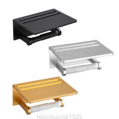 E74E Toilet Paper Holder Tiue Holder Paper torage for / Mobile Phone torage helf elf-Adheive or all illing for /