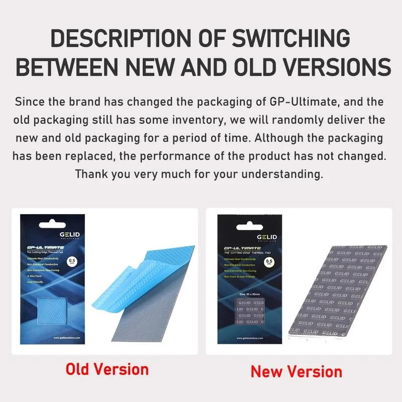 Description Picture 4 of itemGELID Thermal Pad GPU CPU Heatsink Cooling Conductive Silicone Pad High Performance Thermal Pads Thermal Grease Thermal Paste