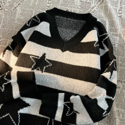 2024 Men's Cashmere Sweater V Neck Men Sweaters Knit Pullovers for Male Youth Slim Knitwear Man Sweater Men's Clothing D88