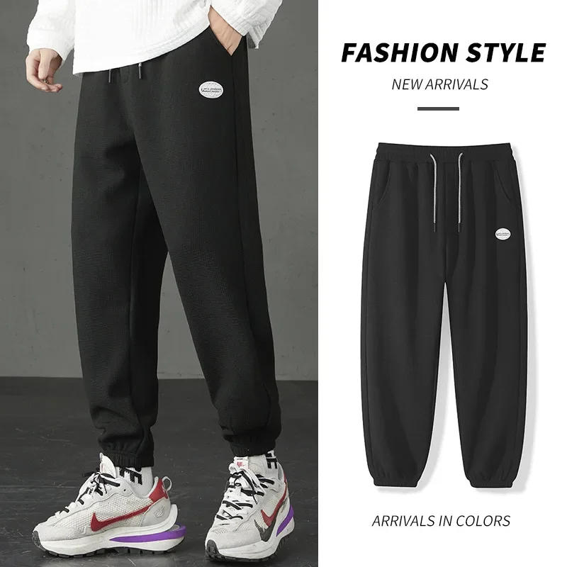 Description Picture 4 of itemMen's Casual Cargo Cotton Pants Men Pocket Loose Straight Pants Elastic Work Trousers Brand Male Large Size Autumn Winter