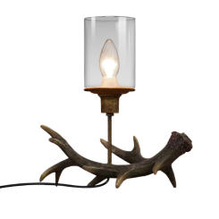 country retro antique bedroom dining room personalized carving romantic wind antlers candlestick desk lamp