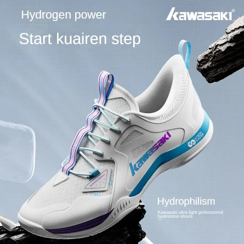 Description Picture 4 of itemKawasaki Professional Badminton Shoes B3405 Men and Women New Breathable Twist-Resistant Genuine Goods Lightweight Sneaker