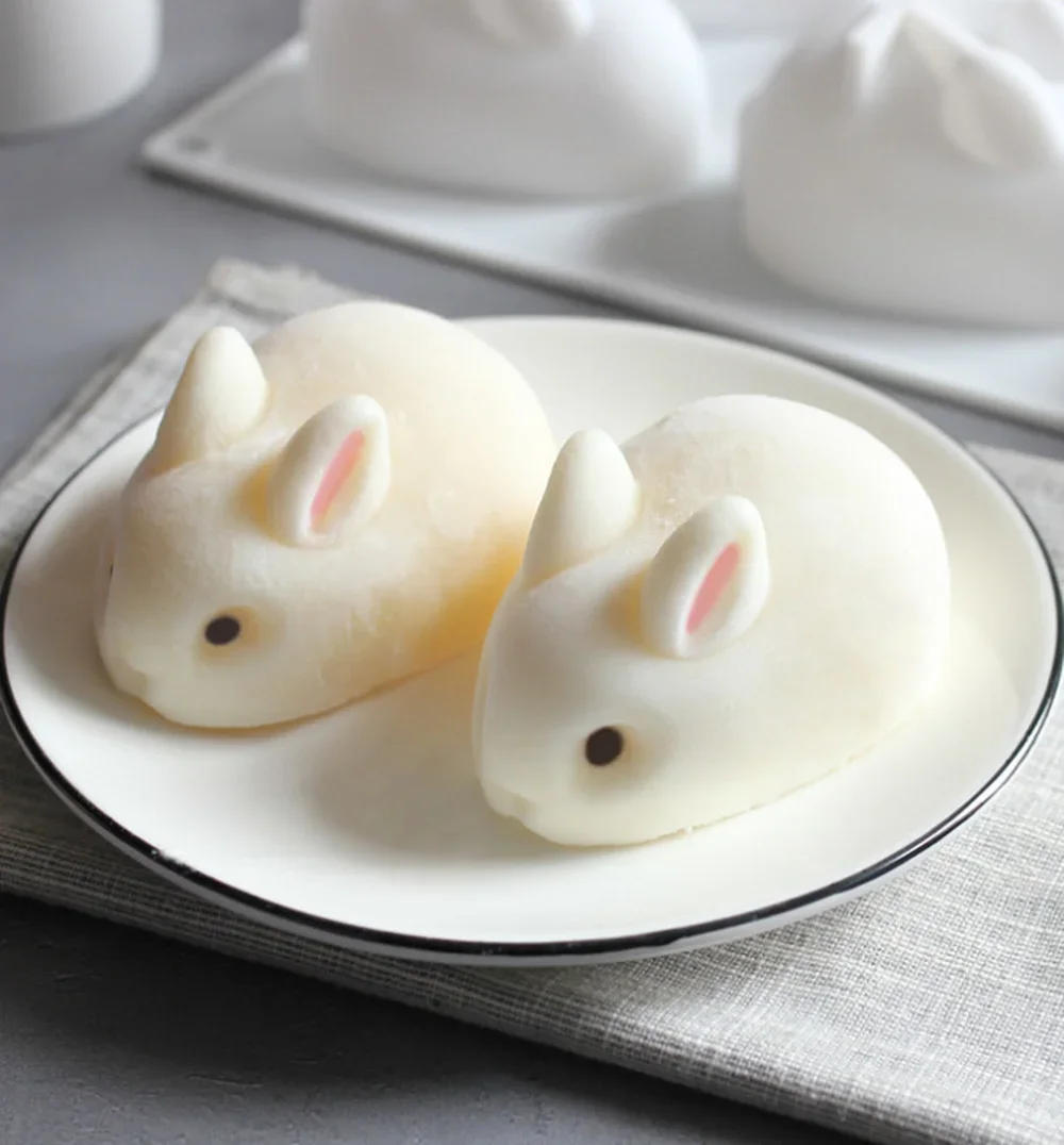 Description Picture 6 of item3D Rabbit Silicone Soap Mold DIY Candle Mould Cute Cake Pudding Chocolate Dessert Baking Accessories Candle Making Supplies