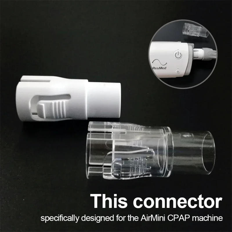 Description Picture 2 of itemAirMini Universal Adapter - For Any Mask ResMed AirMini Hose Connector For CPAP Tube Port to Universal Nasal Masks Accessories