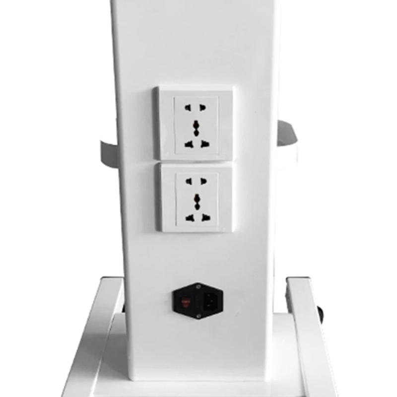 Description Picture 4 of itemSalon Trolley Beauty Instrument Cart with Socket and Pulley Storage Rack Shelf 220V/110V