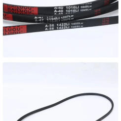B-Type British Rubber V-Belt B-60/61/62/63/64/65/66/67mm Mechanical Transmission Belt Metric System Low Elongation