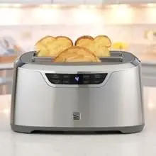 Description Picture 3 of itemElite Toaster 4 Slice Long Slot Auto-Lift Stainless Steel Adjustable Browning Defrost Digital Countdown Timer Retractable Cord T