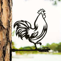 HelloYoung Add a Touch of Whimsy to Your Garden with These Metal Animal Silhouette Stakes for Garden Party Decor