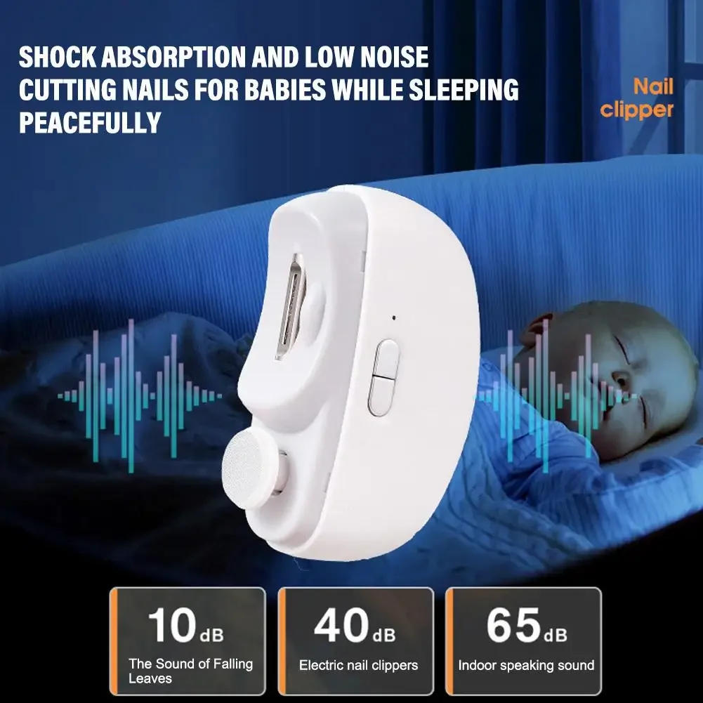 Description Picture 3 of itemIconic Brand Mijia Electric Polishing Automatic Nail Clipper Pedicure Tools With Light Trimmer Nail Cutter Manicure For Adult Care Use