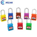 Upgrade Design Lock Body High Security LOTO 38mm Steel Shackle Safety Padlock With Warning Label