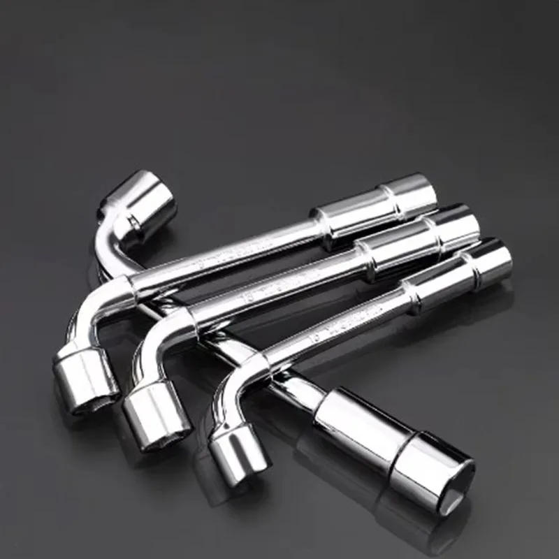 Description Picture 4 of itemHardware Tools - Mirror Perforated Wrench - L-shaped Elbow Socket Wrench -7-shaped Milling Mouth Manual Pipe Wrench