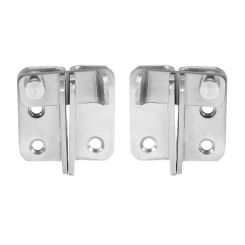 1Pc Turn on Left Right Simple Slide Bolt Hasps Latches Anti-theft Safety Thicken Stainless Steel Gate Door Locks Padlock Buckle