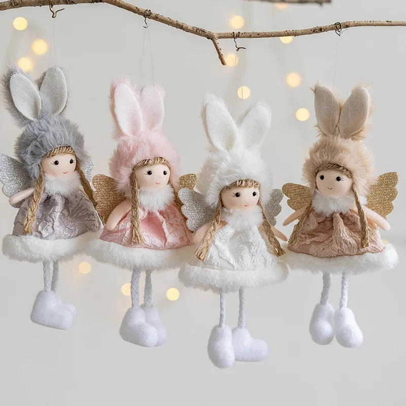 Description Picture 3 of item2023 Navidad Christmas Angel Dolls Xmas Tree Pendant Ornaments 2024 New Year Gifts Christmas Decoration for Home Natal Noel Deco