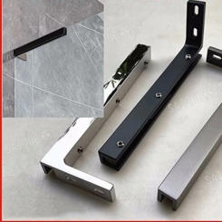 304 stainless steel bathroom partition shower room glass anti-sway rod fixed rod anti-sway support rod(SJ-3079A)