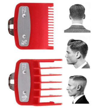 5X For Wahl Hair Clipper Guide Comb Set Standard Guards Attached Trimmer Style Parts