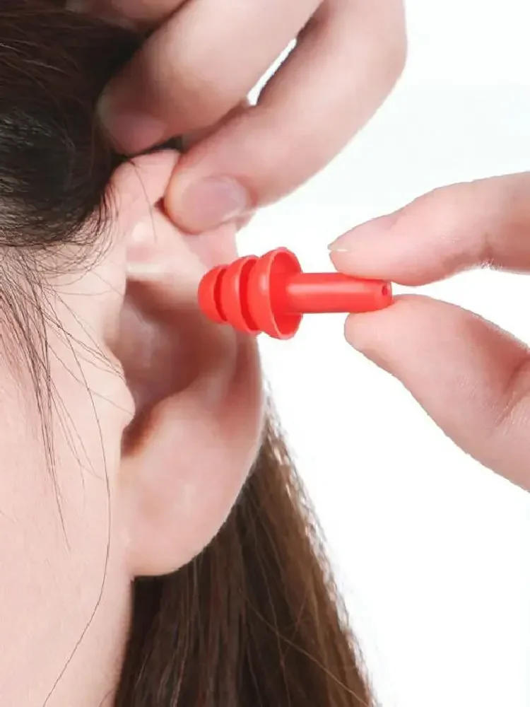 Description Picture 6 of item코골이방지 Sleep & Snoring 10PCS Ear Plugs Sound Insulation Waterproof Silicone Ear Protection Earplugs Anti-noise Sleeping Plug 코골이