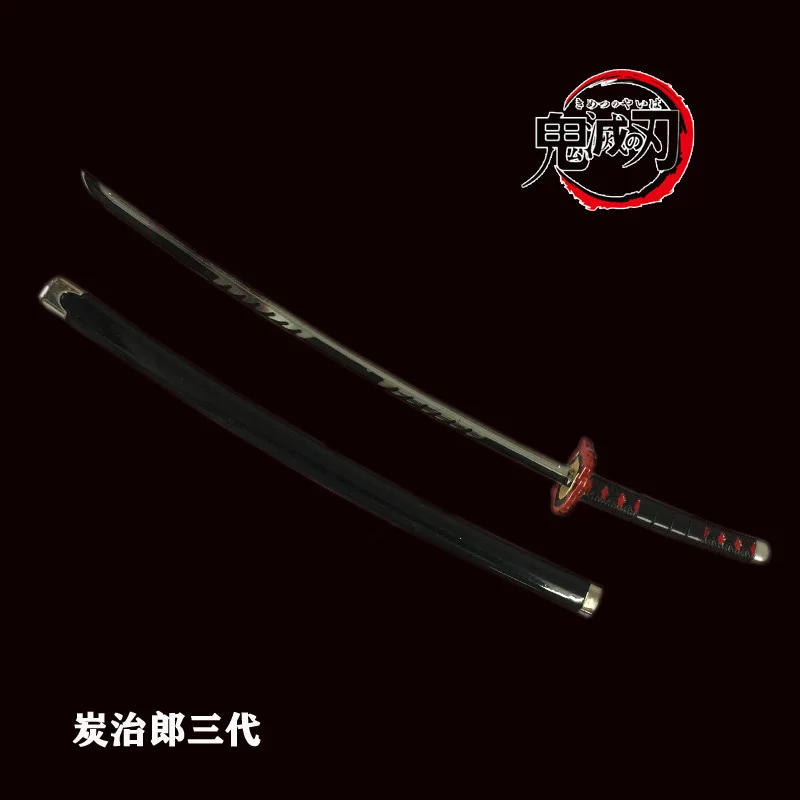 Description Picture 5 of itemDemon Slayer Real Katana Swords 25cm Anime Demon Slayer Cosplay  Props Weapon Cosplay Props Battle Read Edge Bedroom Decor