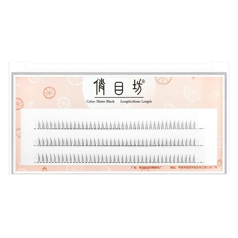 Description Picture 3 of itemJ curl V Shape Under Eyelash Comic Eye Lashes Natural Bottom Lashes Soft Manga Eyelashes Bunches Eyelash Clusters Korean Makeup