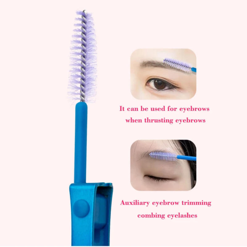 Description Picture 4 of itemEyebrow Tweezers Hair Remover Stainless Steel Professional Eyebrow Clamp Lash Tweezers Makeup 2in1 Eyebrow Hair Removal Clip