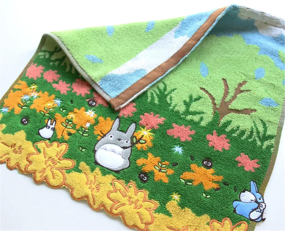 Description Picture 3 of itemCute 100% Cotton Embroidery Cartoon Towels Bathroom Hand Towel Batrh for Kids Adults Beach