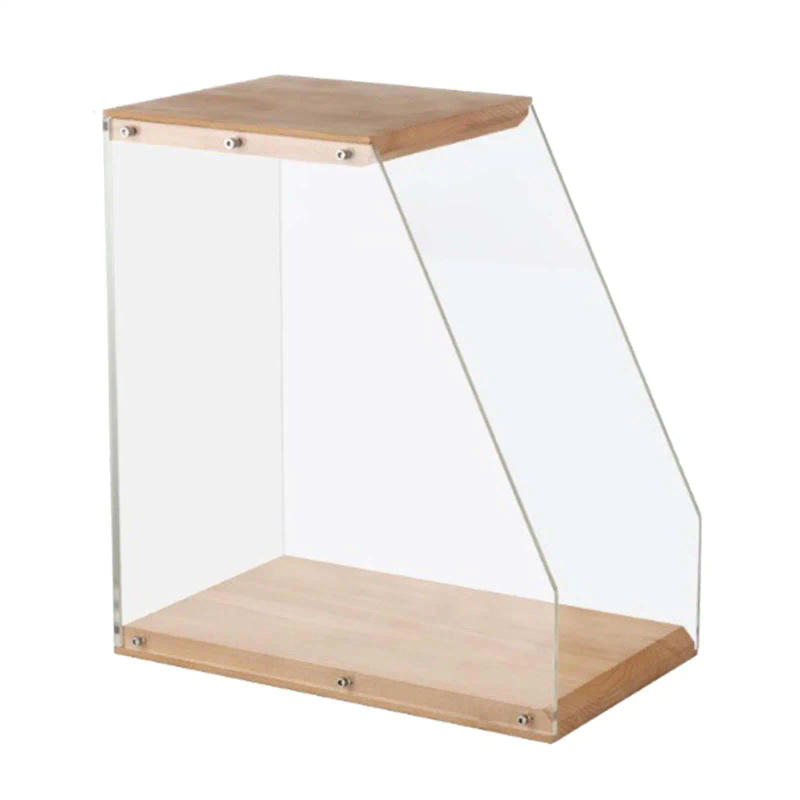 Description Picture 5 of itemVinyl Storage Stand Album Desktop Organizer Lightweight Holds 40+ LPs Desk Ornament CD Storage Case for Bedroom files Office