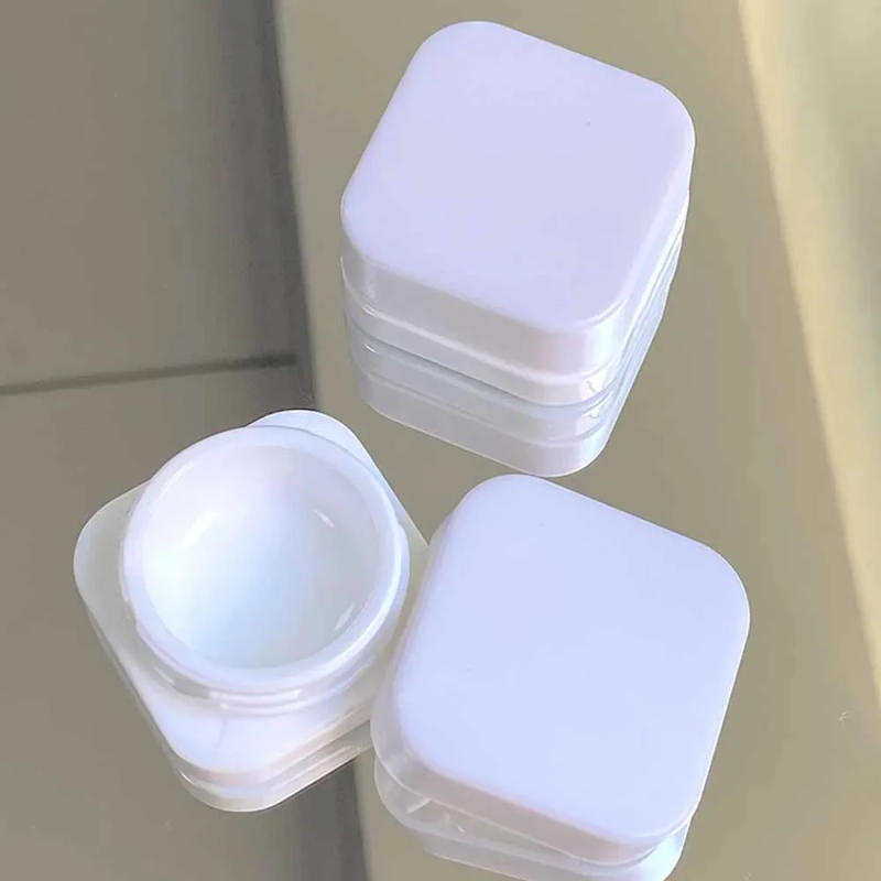 Description Picture 2 of item40pcs Glass Jars With Security Lock Anti-UV Oil Jar Cosmetic Makeup Lipstick Cream Box Good Sealing Nail Glue Storage Case
