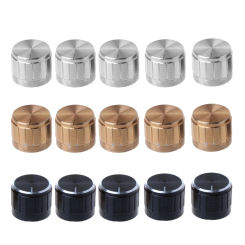 5 Pcs Potentiometer Rotary Volume Control Knobs 6mm/0.24'' Shaft Hole Dropship