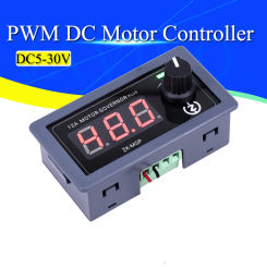 ZK-MGP Adjustable Speed PWM DC Motor Controller 5-30v 12A 360W 6V 12V 24V Slow Start Slow Stop Module