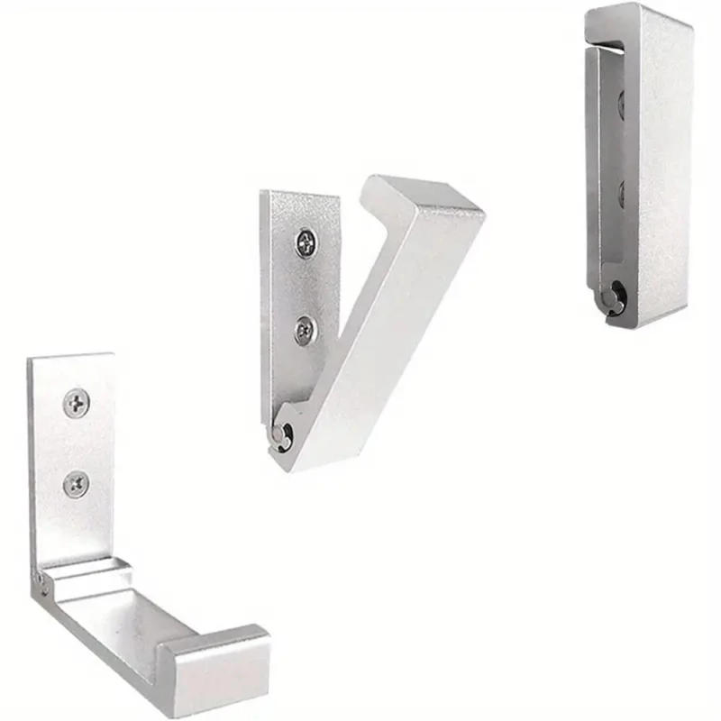 Description Picture 2 of itemBathroom Facilities 4pcs Folding Coat Hook Wall Hanging Bathroom Cloakroom Gadgets Hanging Towel Hat Bag Fitness Equipment