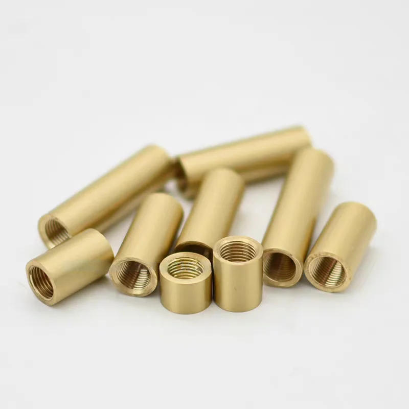 Description Picture 4 of itemM10 hollow tooth tube diameter 13MM all copper inner tooth tube table lamp pendant brass DIY lighting accessories tooth rod