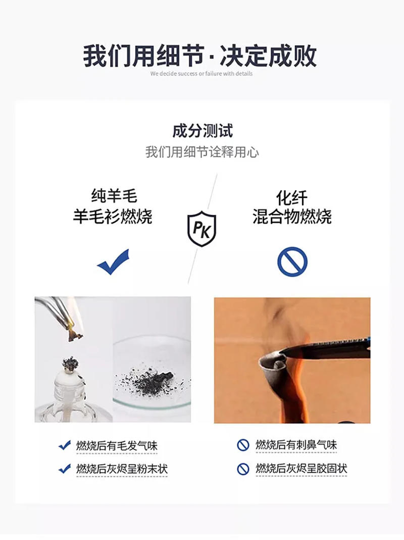 Description Picture 4 of item2024 Winter Men 100% Superfine Merino Wool Sleeveless Waistcoats Cardigans Man Soft Thick Pure Wool Knitted Sweater Vest Coat