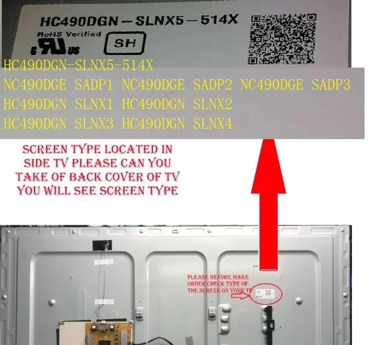 Description Picture 2 of itemLED Backlight Strip For TV 49UF6400 49UF640V 49UJ635V 49UJ634V 49UF640T 49UH6100 49UH619V 49uf6409 49UJ630V 49UH6107 49UH610V